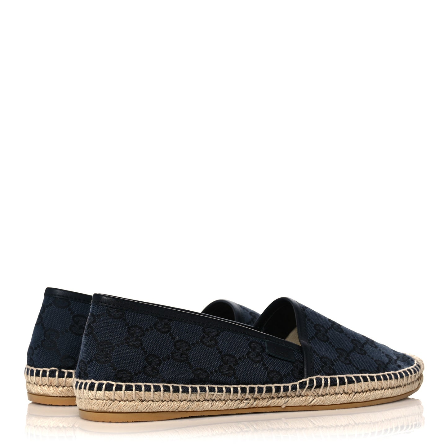 Monogram Espadrilles 39 Black