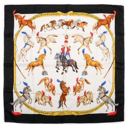 Hermes Jacquard Silk En Piste Scarf 90 2 of 5