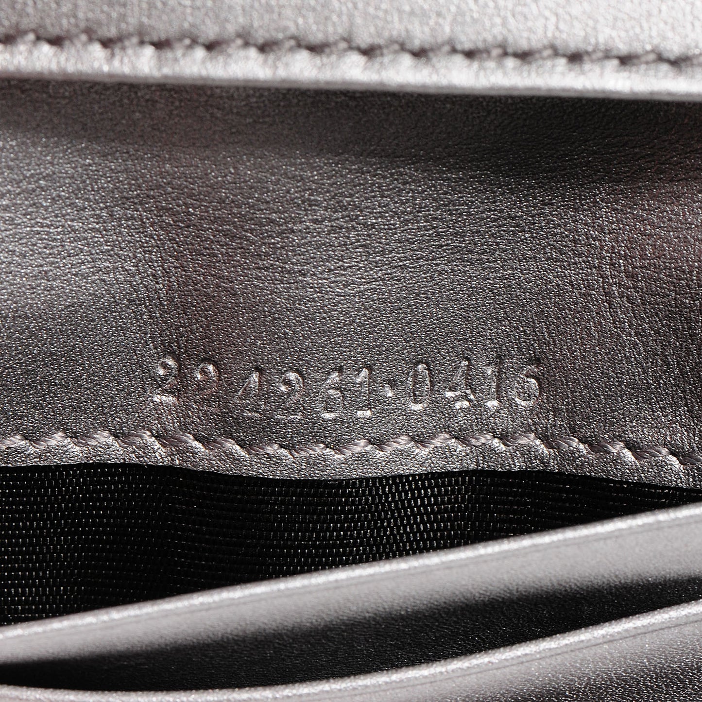 Microguccissima Heart Travel Wallet Silver