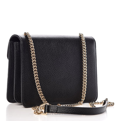 Gucci Dollar Calfskin Small Interlocking G Shoulder Bag Black 3 of 11