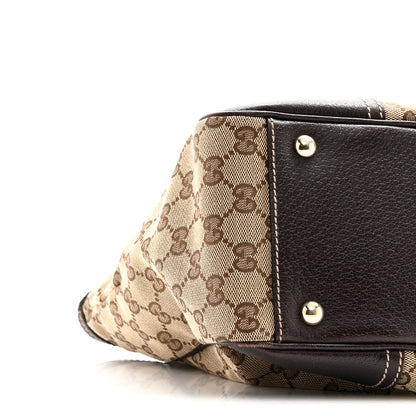 Gucci Monogram Medium Princy Tote Dark Brown 9 of 10