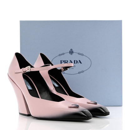 Prada Spazzolato Modellerie Mary Jane 95mm Pumps 39.5 Alabastro 13 of 13