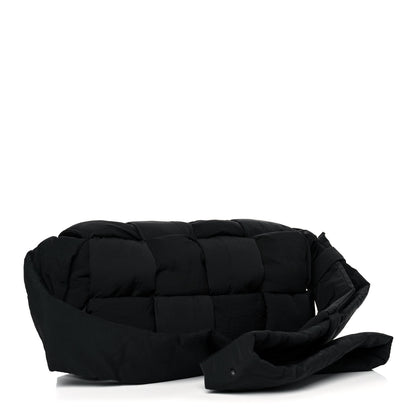 Bottega Veneta Nylon Intrecciato Padded Tech Cassette Bag Black 4 of 11