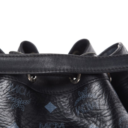 MCM Visetos Essential Drawstring Bucket Bag Black 11 of 12