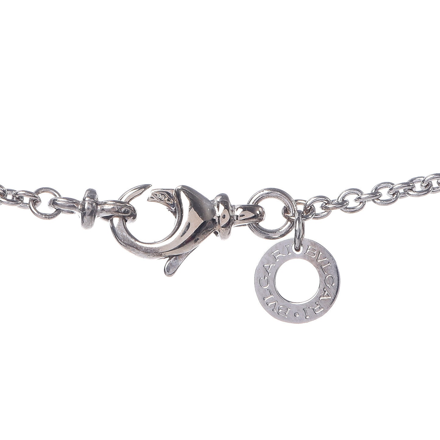 18K White Gold B.Zero1 Pendant Necklace
