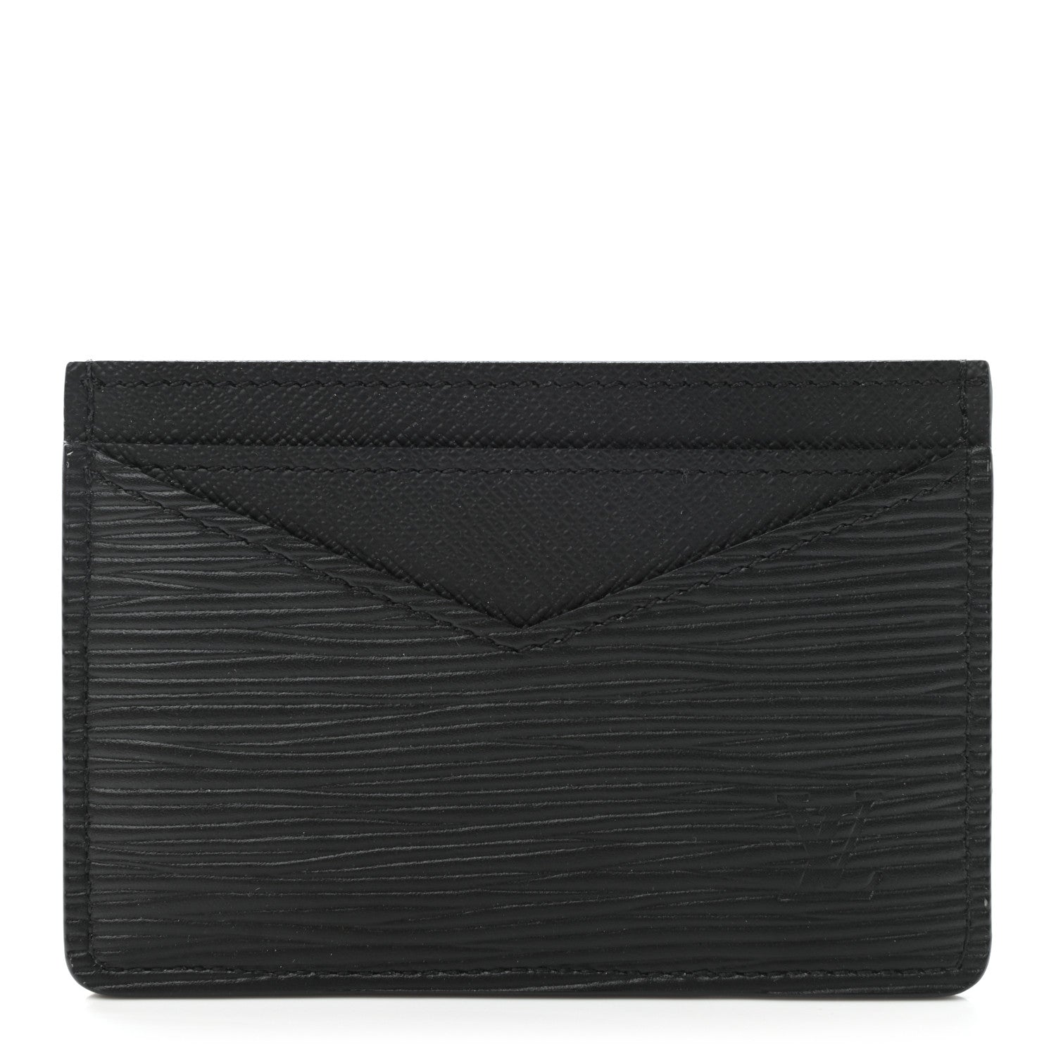 Louis Vuitton Epi Neo Porte-Cartes Card Holder Black 1 of 8