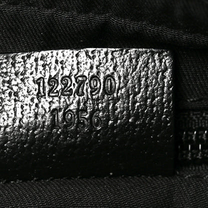 Gucci Monogram Medium Half Moon Hobo Black 7 of 10