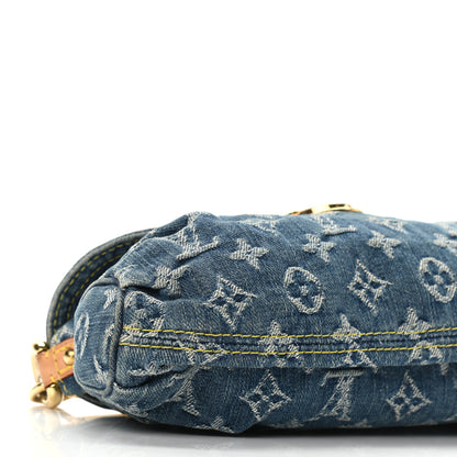 Louis Vuitton Monogram Denim Mini Pleaty Blue 8 of 10