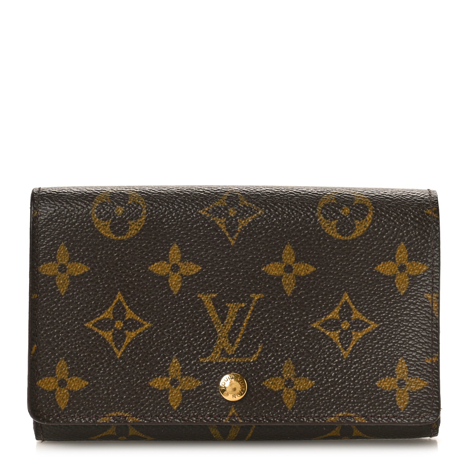 Louis Vuitton Monogram Porte-Monnaie Tresor Wallet 1 of 10