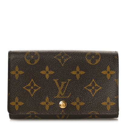Louis Vuitton Monogram Porte-Monnaie Tresor Wallet 1 of 10