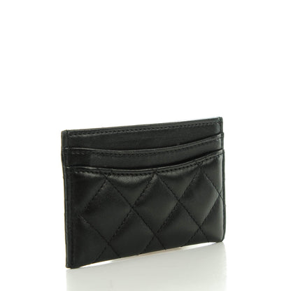Chanel Lambskin Quilted Card Holder Black 3 of 8