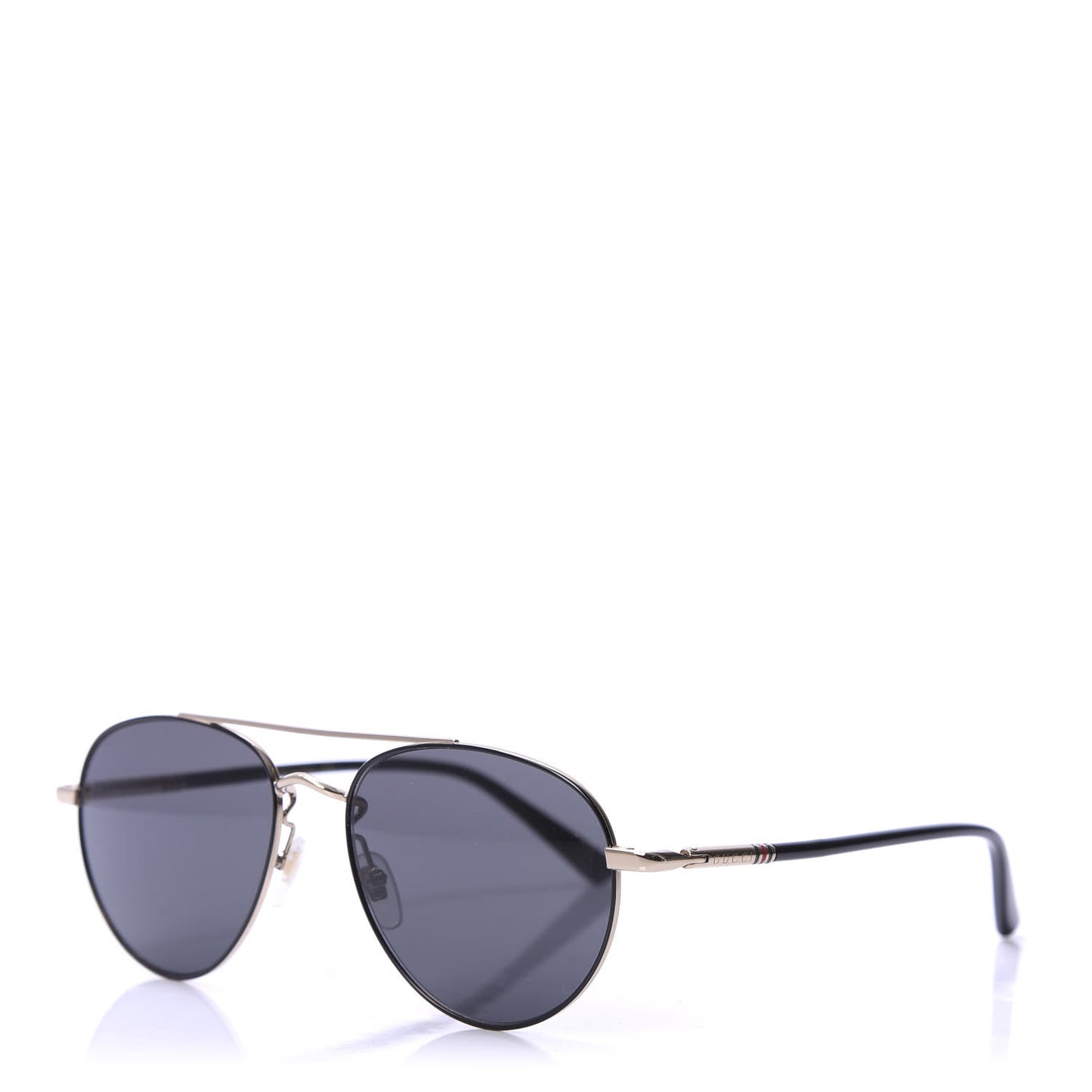Metal Aviator Web Sunglasses GG0388S Black