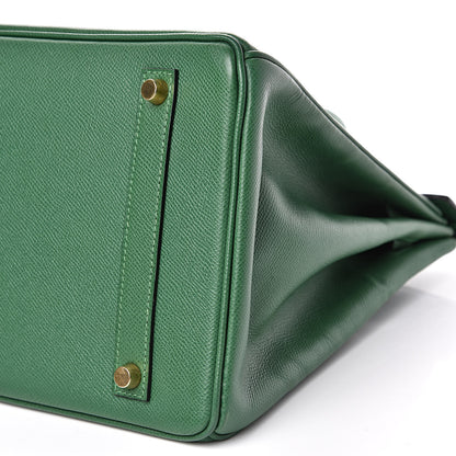 Hermes Epsom Birkin 35 Vert Bengale 15 of 28