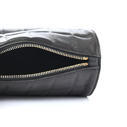 Chanel Lambskin Chocolate Bar Cosmetic Pouch Black 4 of 4
