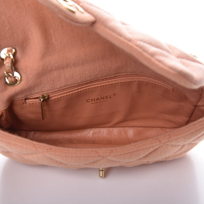 Chanel Jersey Quilted Small Flap Coral 6 of 14