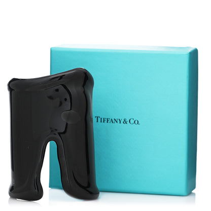 Tiffany Copper Elsa Peretti Large Bone Cuff Bracelet Black 8 of 8