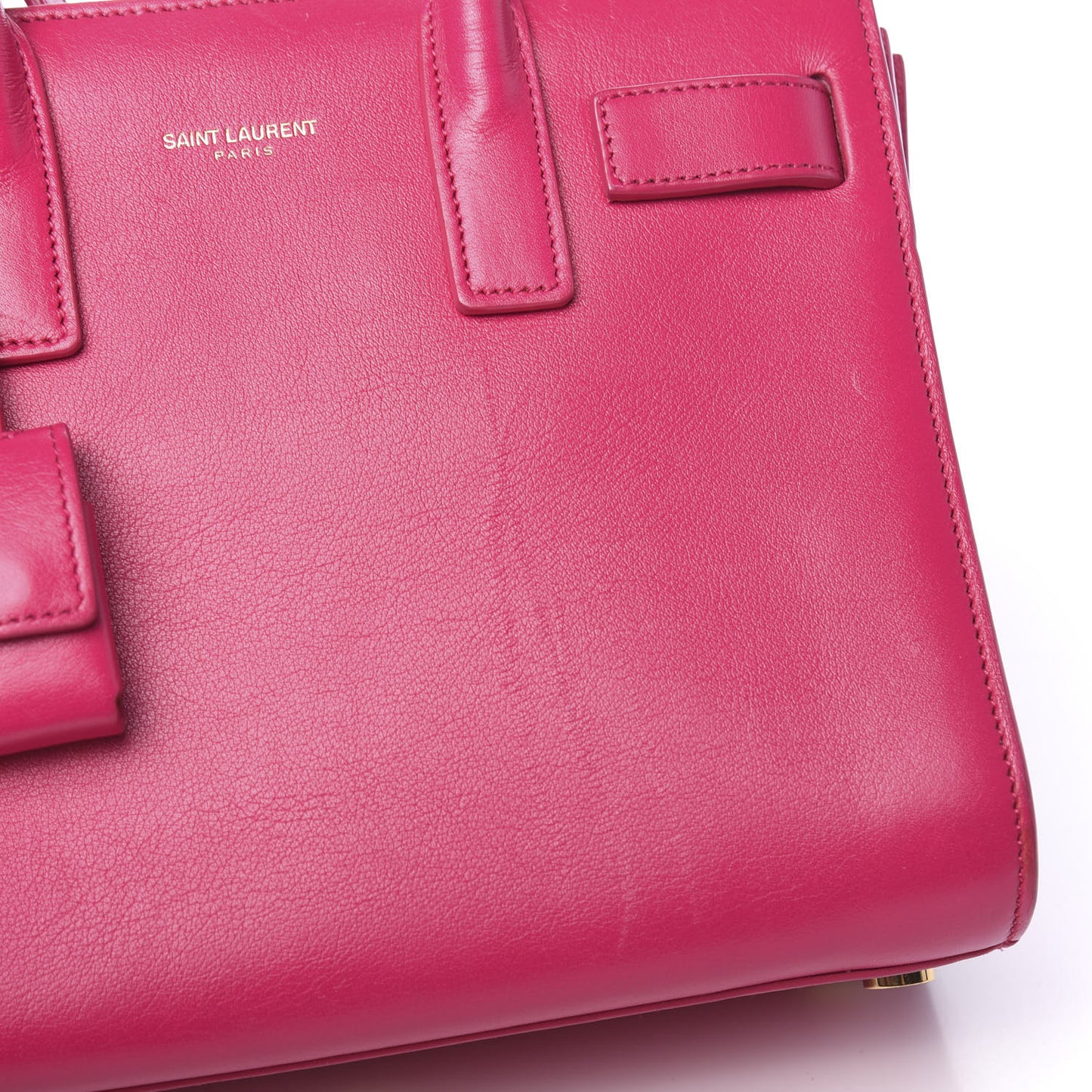 Calfskin Nano Sac De Jour Bubblegum