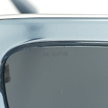 Prada Acetate Square Sunglasses SPR 23M Transparent Blue 7 of 9