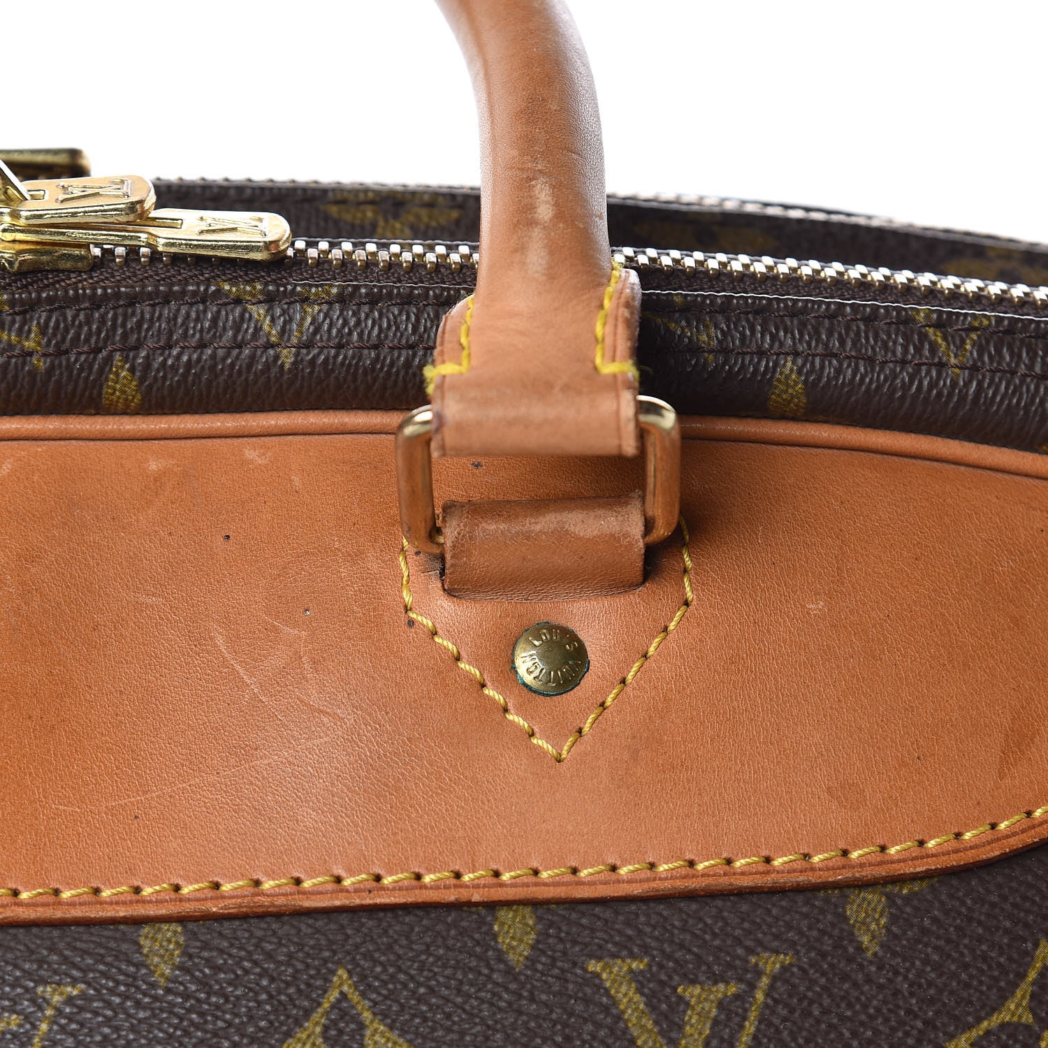 Louis Vuitton Monogram Alize 2 Compartment Luggage Travel Bag 25 of 34