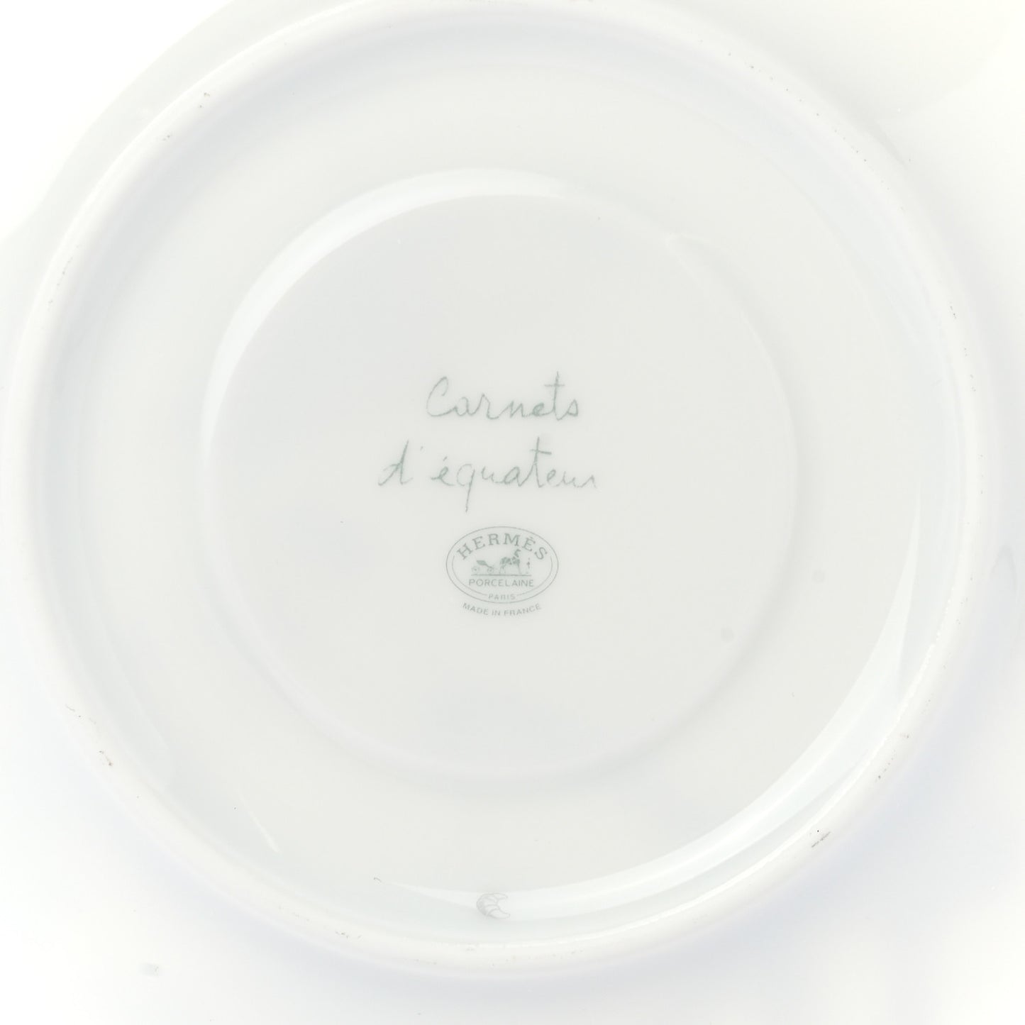 Porcelain Carnets d'Equateur Tea Cup and Saucer Set of 2
