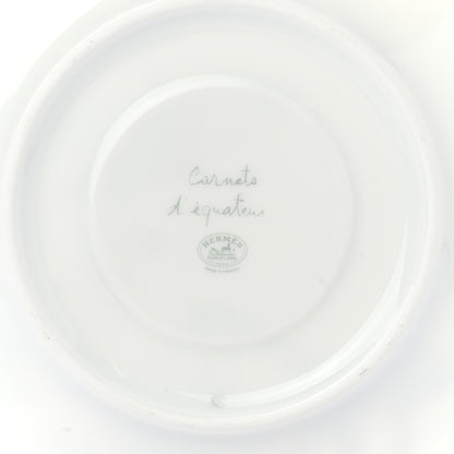 Hermes Porcelain Carnets d'Equateur Tea Cup and Saucer Set of 2 7 of 9