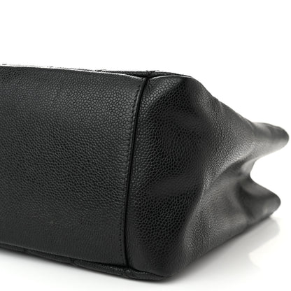 Chanel Caviar Quilted Grand Shopping Tote GST Black 10 of 11