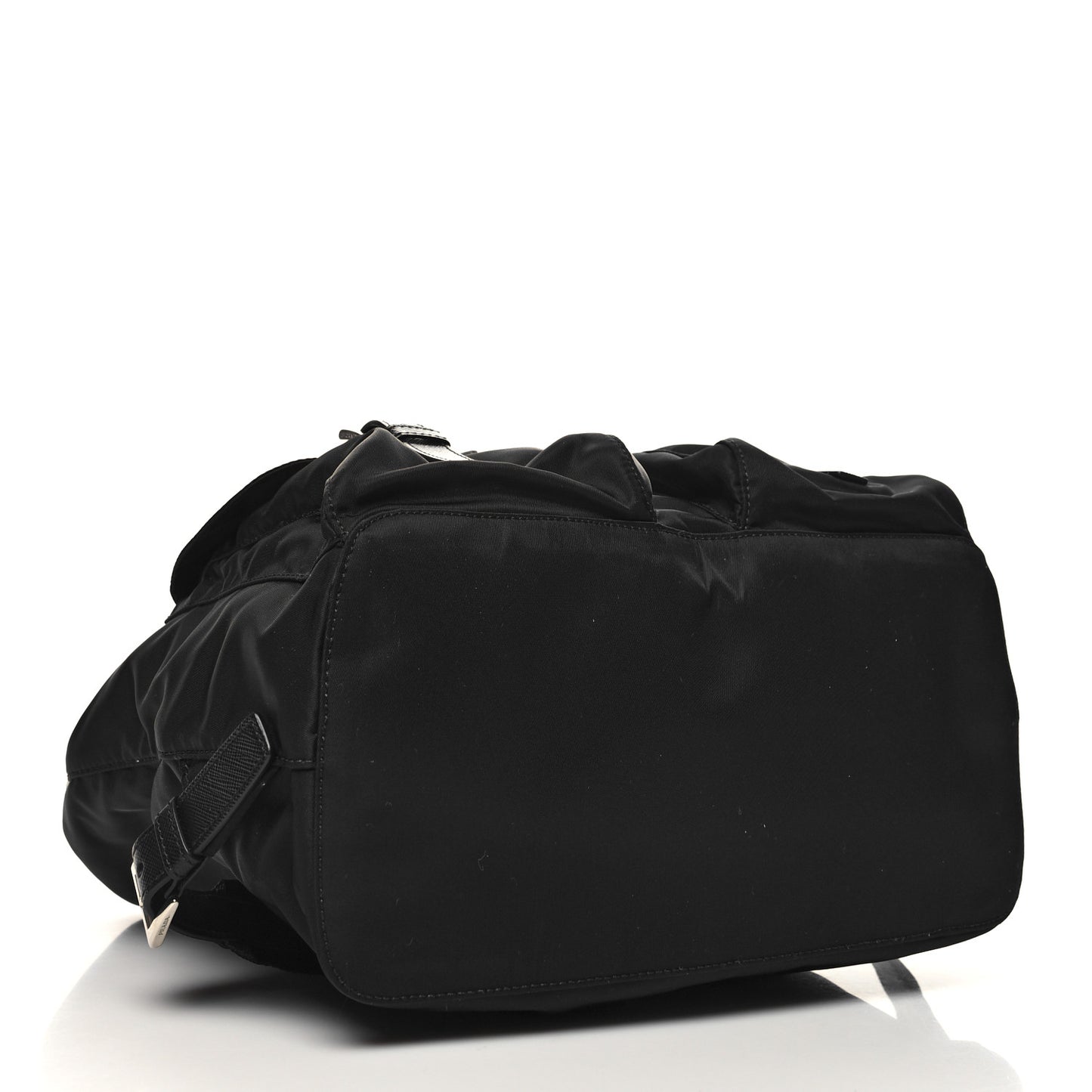Re-Nylon Saffiano Medium Backpack Black