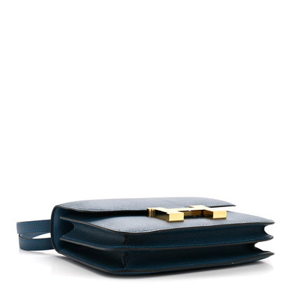 Hermes Epsom Constance 18 Deep Blue 5 of 13