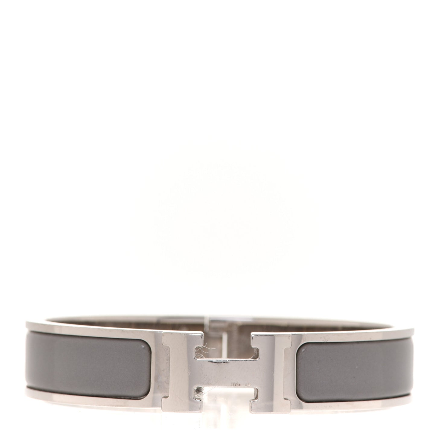 Enamel Narrow Clic Clac H Bracelet PM Macadam