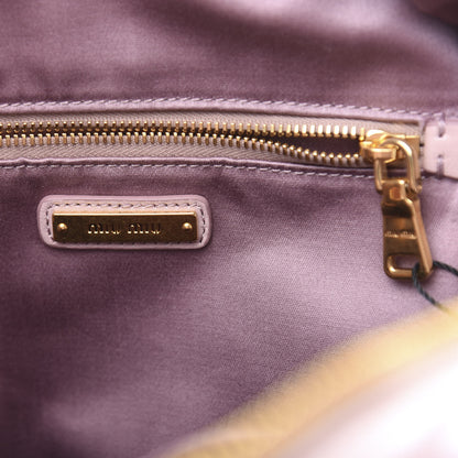 Miu Miu Nappa Matelasse Backpack Mughetto 7 of 9