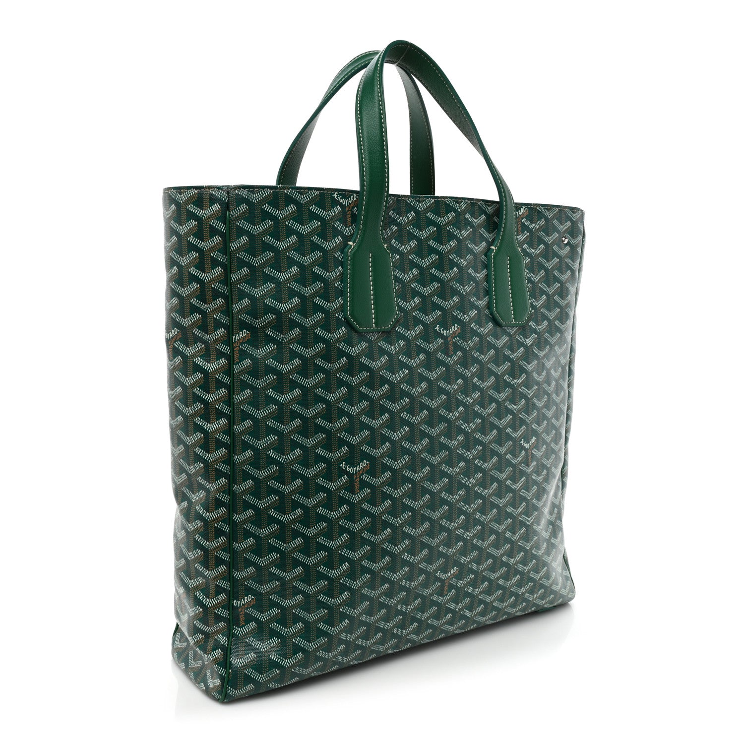 Goyard Goyardine Voltaire III Tote Green 3 of 16