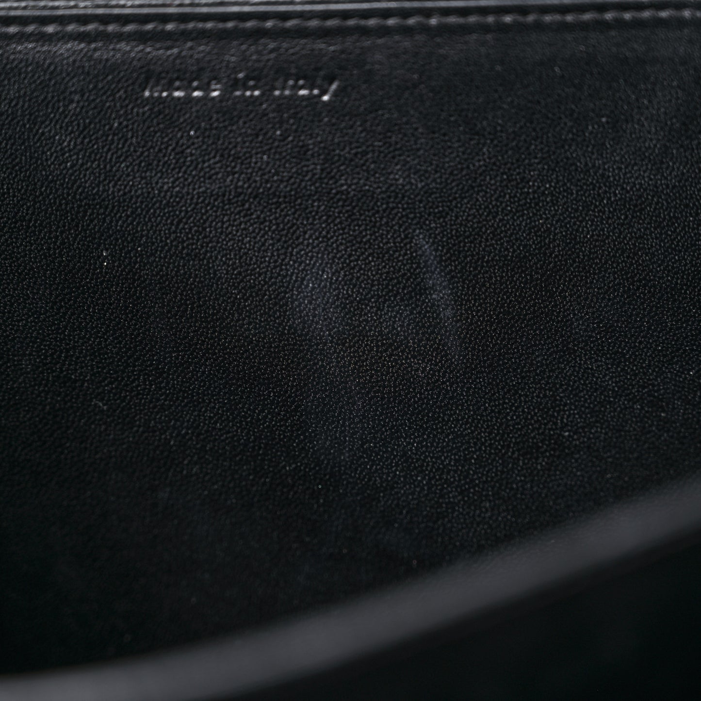 Goatskin Medium Classic Box Flap Bag Black