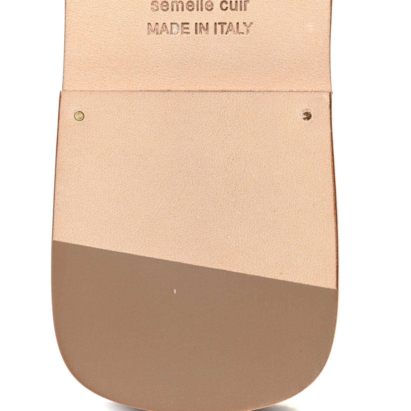 Calfskin Denim Oran Sandals 37 Bleu Brut Gold
