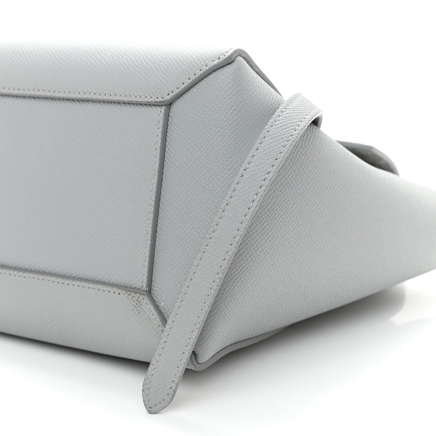 Grained Calfskin Micro Belt Bag Cloud
