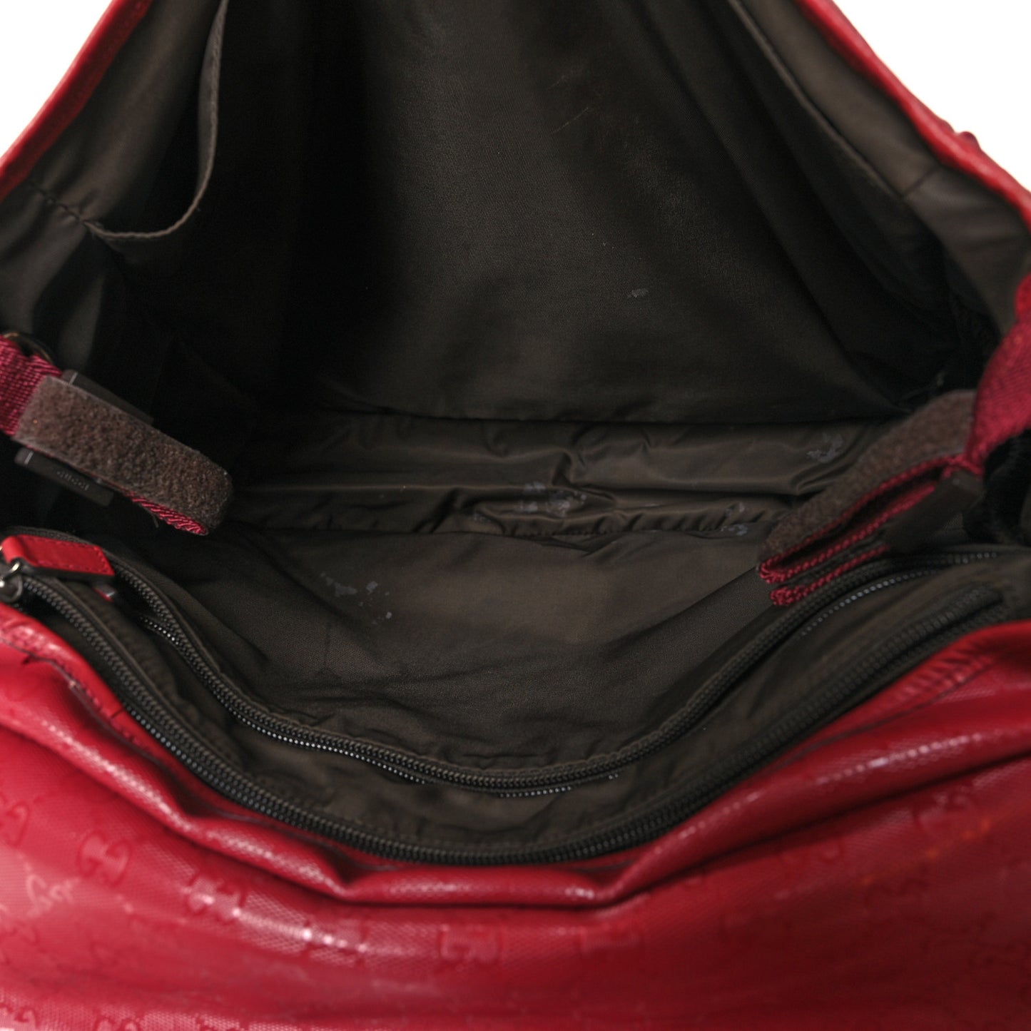 Imprime Monogram Mamas Diaper Bag Red