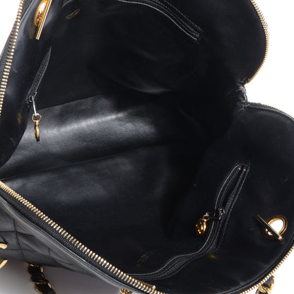Chanel Lambskin Quilted Shoulder Bag Black 5 of 7