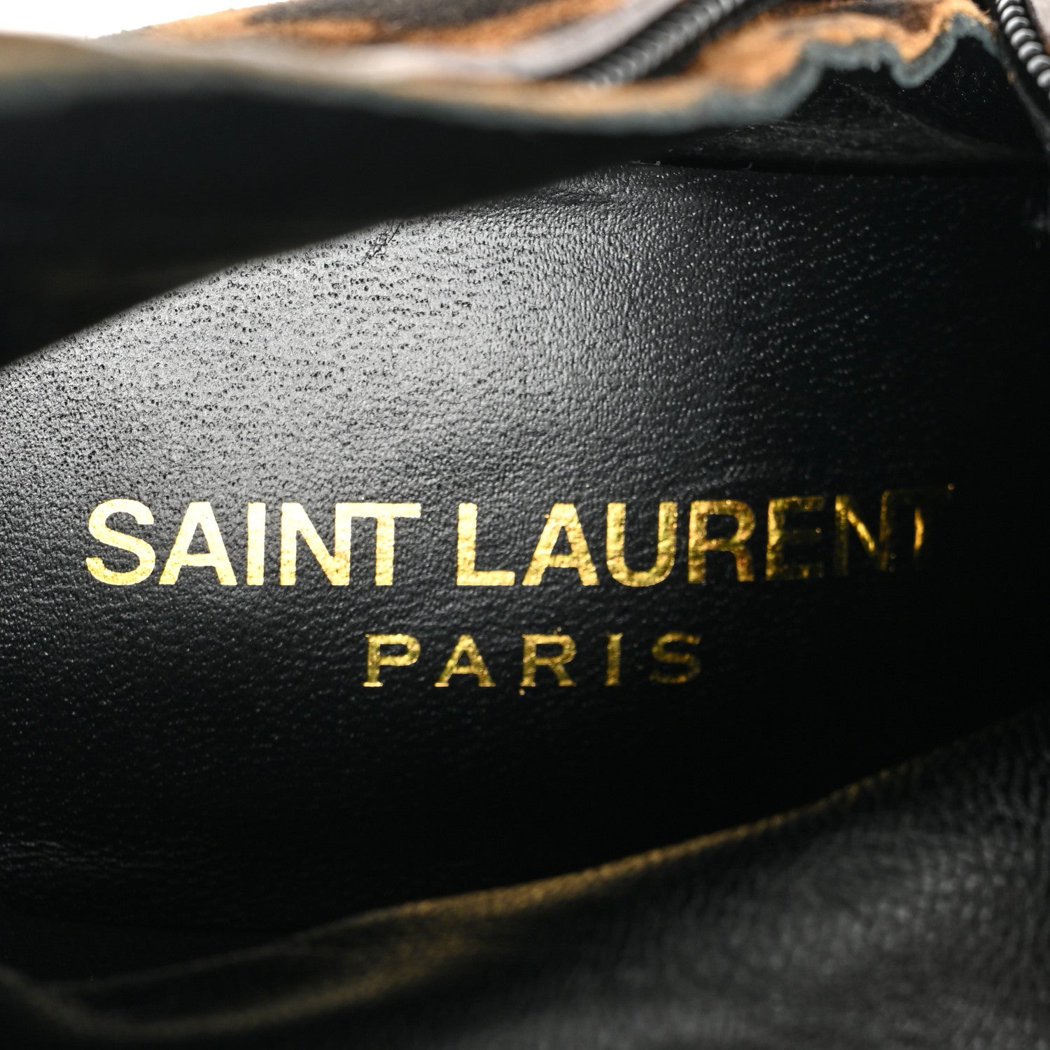 Saint Laurent Suede Lou Ankle Boots 35.5 Leopard 7 of 15