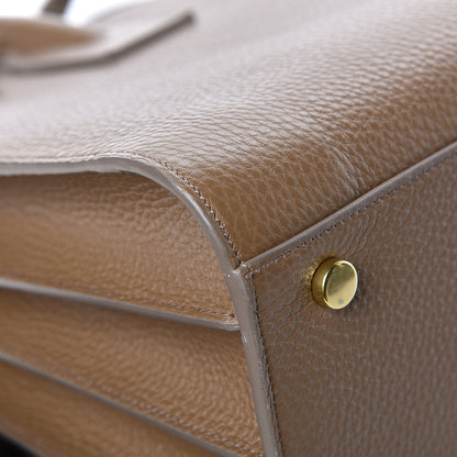 Saint Laurent Grained Calfskin Small Sac De Jour Taupe 12 of 13