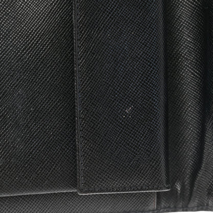 Prada Tessuto Nylon Saffiano Wallet Black 7 of 8