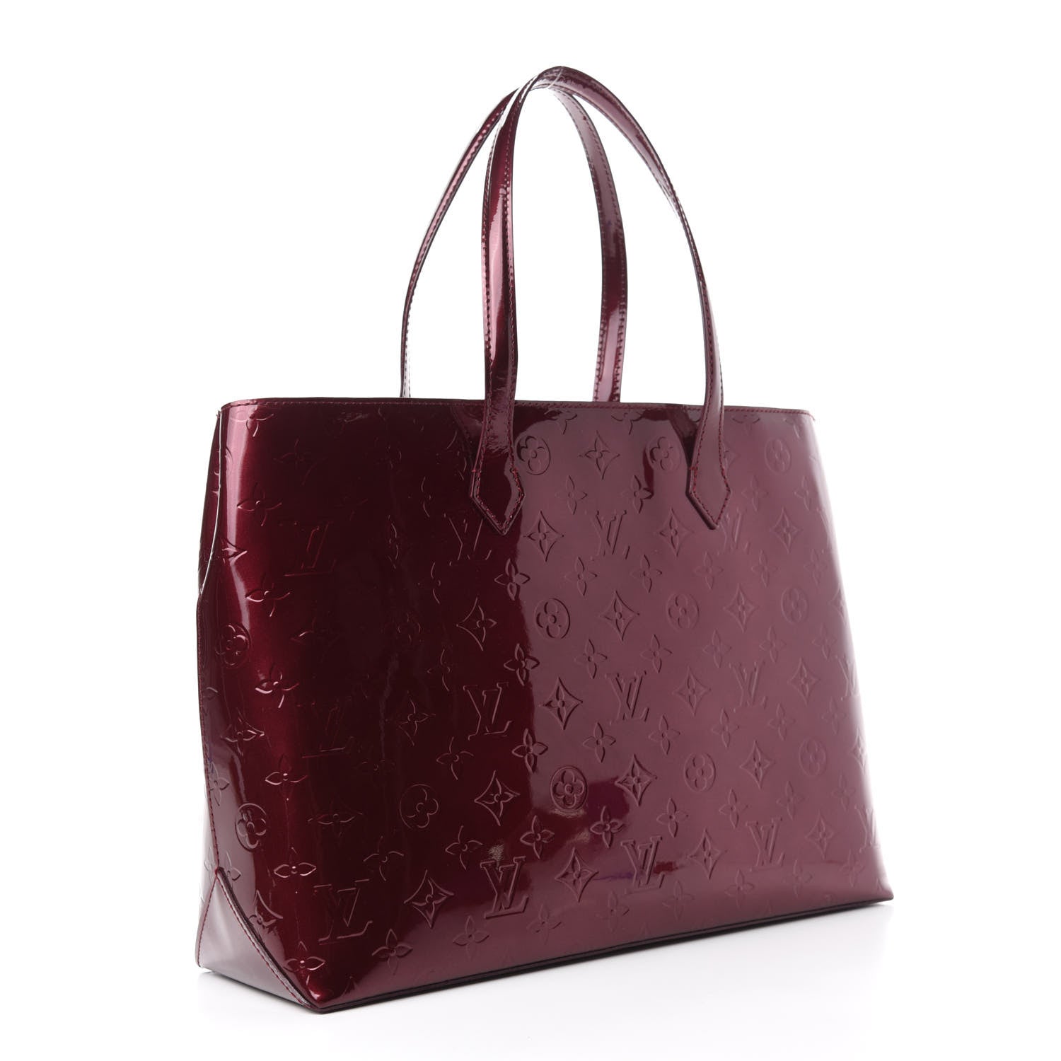 Louis Vuitton Vernis Wilshire MM Rouge Fauviste 3 of 9