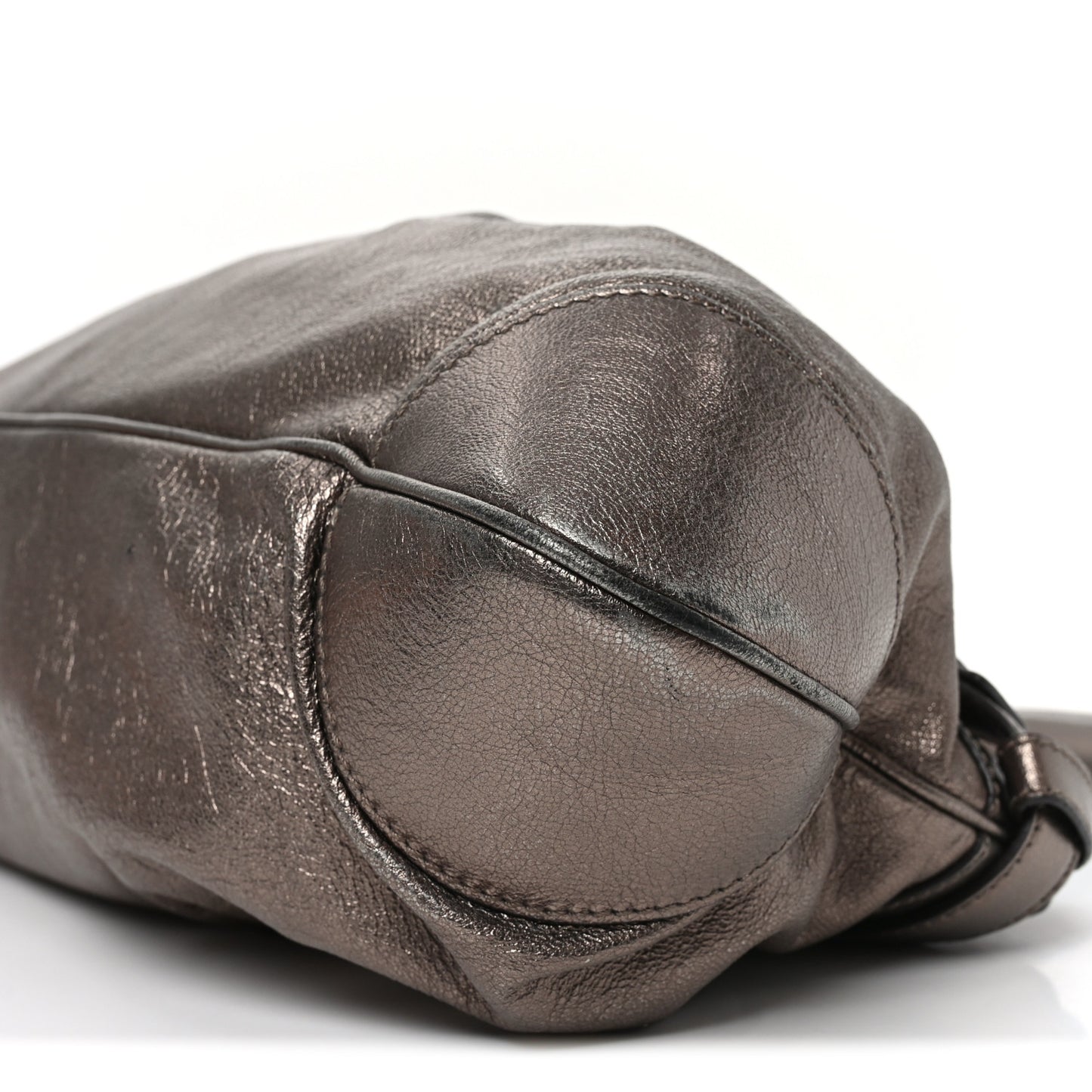 Calfskin Marisa Shoulder Bag Bronze
