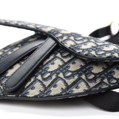 Christian Dior Oblique Saddle Belt Bag Blue 7 of 7