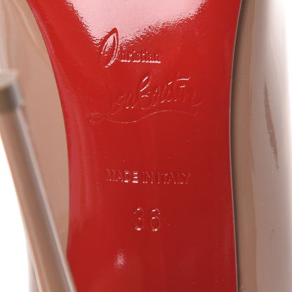 Christian Louboutin Patent So Kate 120 Pumps 36 Nude 6 of 8