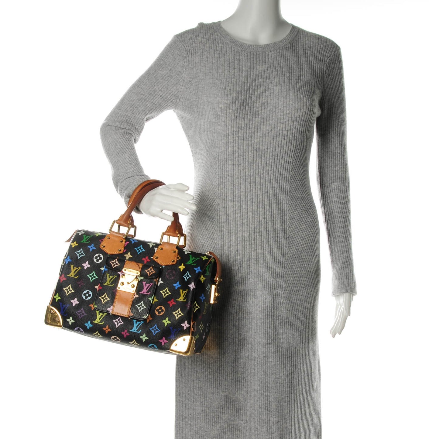 Monogram Multicolor Speedy 30 Black