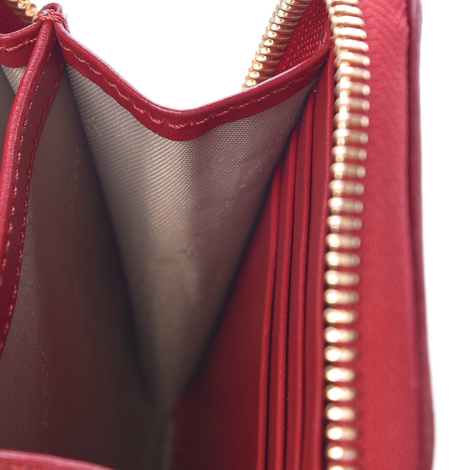 Burberry Haymarket Check Wristlet Pouch Red 7 of 8