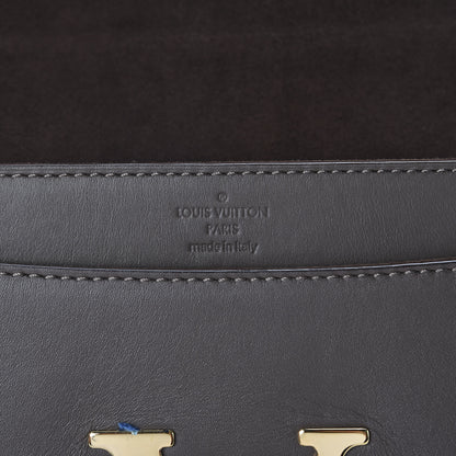 Louis Vuitton Calfskin Chain Louise Granit 6 of 8