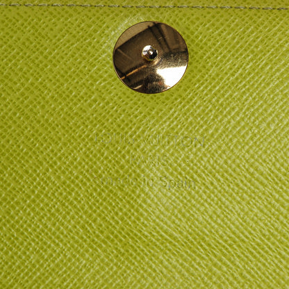 Louis Vuitton Monogram Multicolor Sarah Wallet Black Pistache 7 of 7