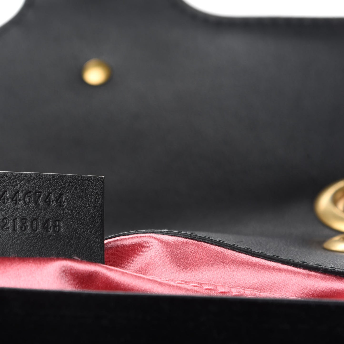 Velvet Matelasse Embroidered Mini GG Marmont Shoulder Bag Black