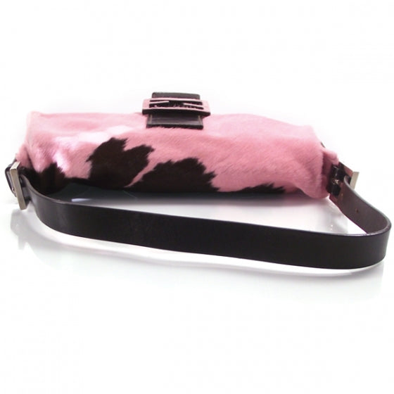 Calf Hair Baguette Pink