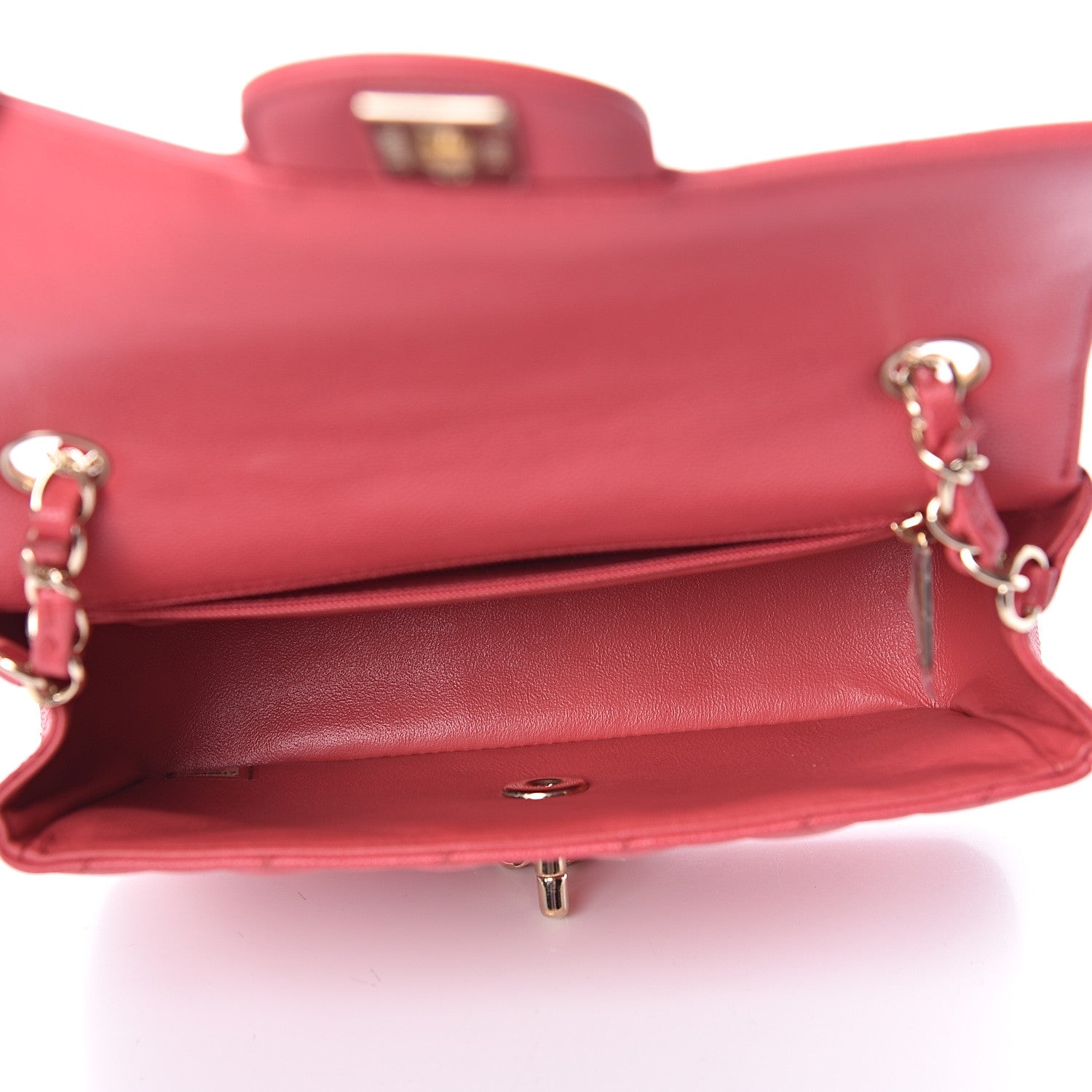 Chanel Caviar Quilted Mini Rectangular Flap Dark Pink 5 of 11